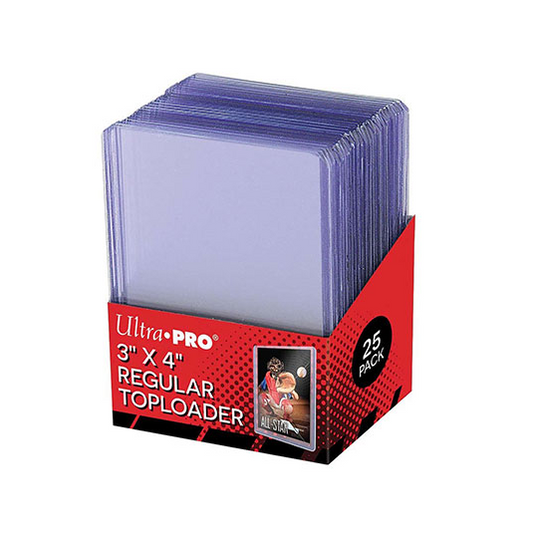 Ultra Pro 3x4 Toploaders – 25 Pack
