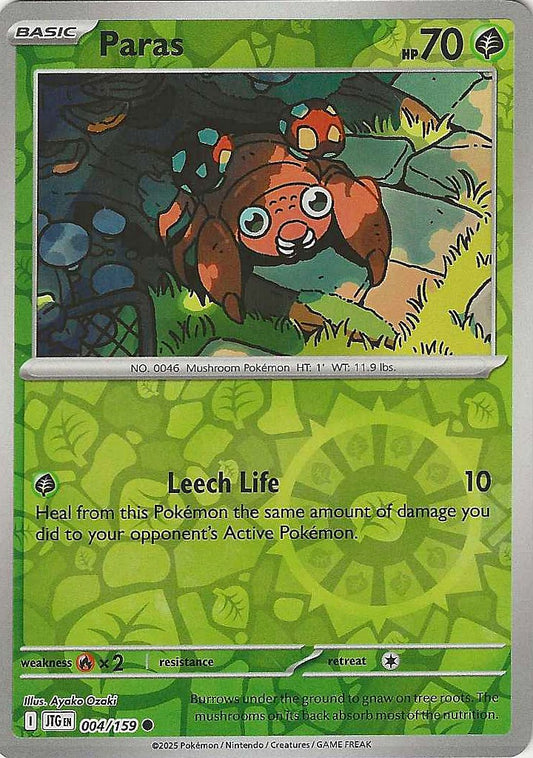 Journey Together #4 - Paras (Reverse Holo)