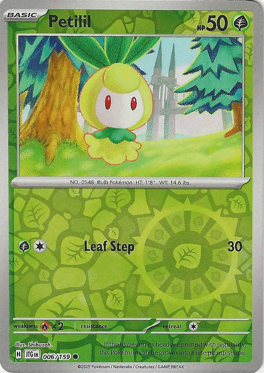 Journey Together #6 - Petilil (Reverse Holo)