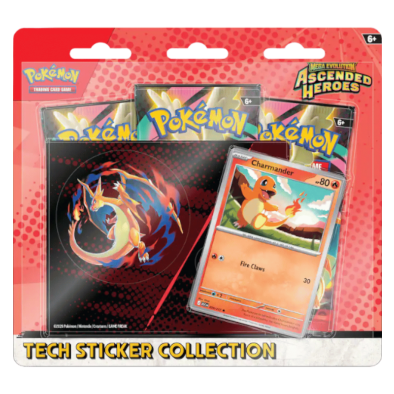 ⚠️Let op: dit betreft een pre-order⚠️ Ascended Heroes 3-Pack Blister - Charmander