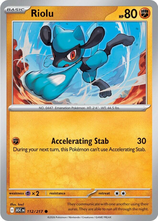 Ascended Heroes #112 - Riolu