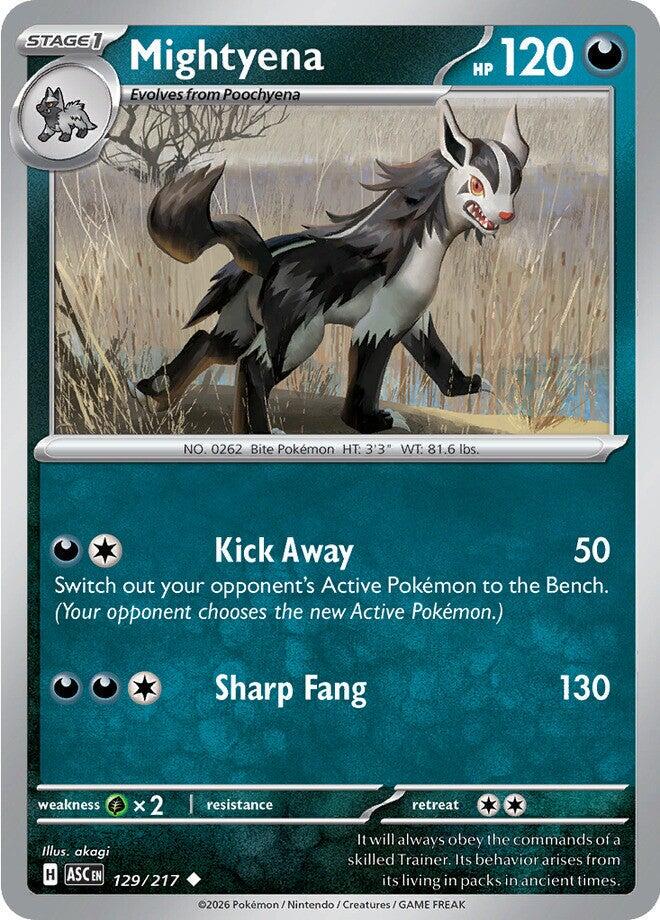 Ascended Heroes #129 - Mightyena