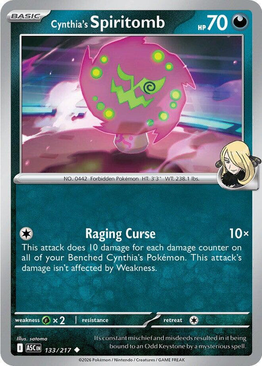 Ascended Heroes #133 - Cynthia's Spiritomb