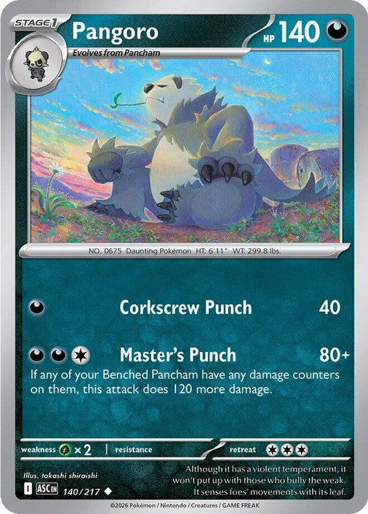 Ascended Heroes #140 - Pangoro