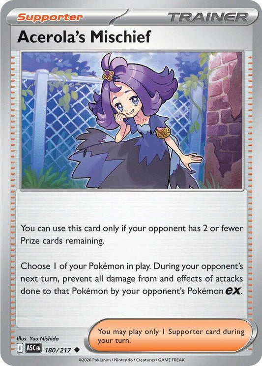 Ascended Heroes #180 - Acerola's Mischief