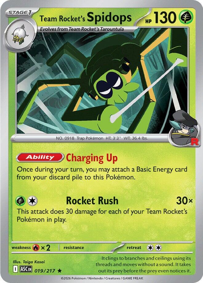 Ascended Heroes #19 Team Rocket's Spidops