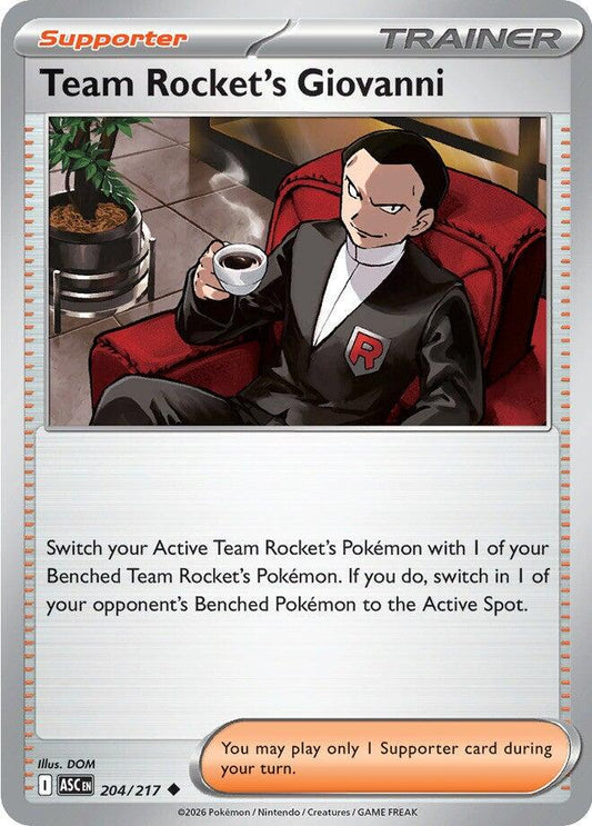 Ascended Heroes #204 - Team Rocket's Giovanni