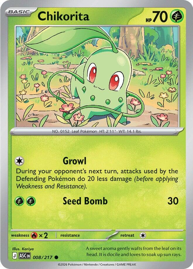 Ascended Heroes #8 - Chikorita