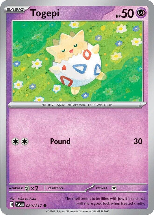 Ascended Heroes #80 - Togepi