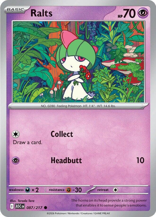 Ascended Heroes #87 - Ralts