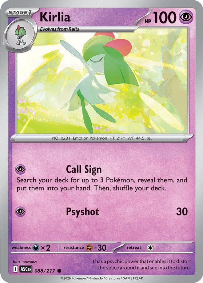 Ascended Heroes #88 - Kirlia