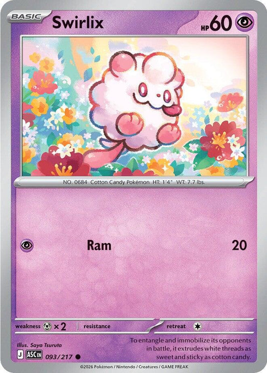 Ascended Heroes #93 - Swirlix