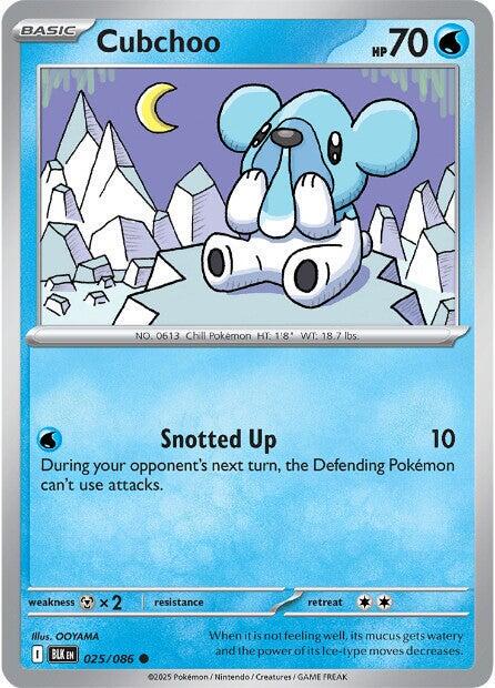 Black Bolt #25 - Cubchoo (Reverse Holo)