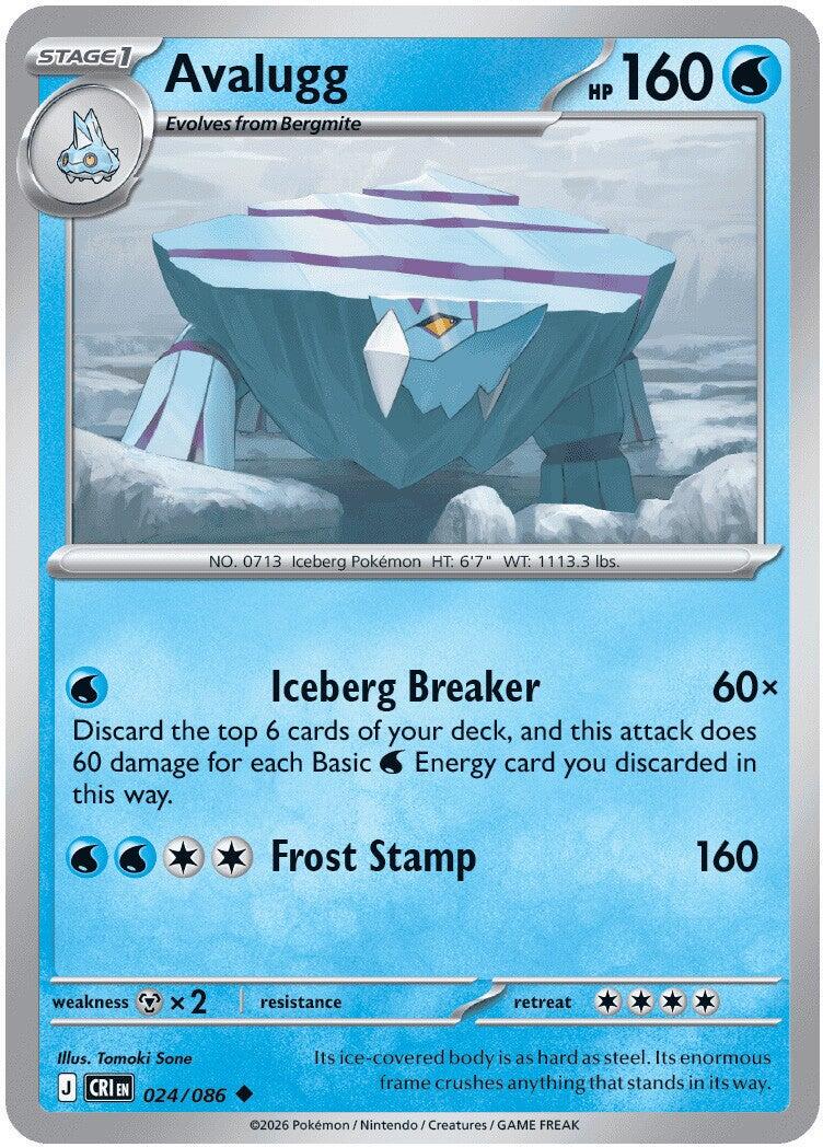 Chaos Rising #24 - Avalugg (Reverse Holo)