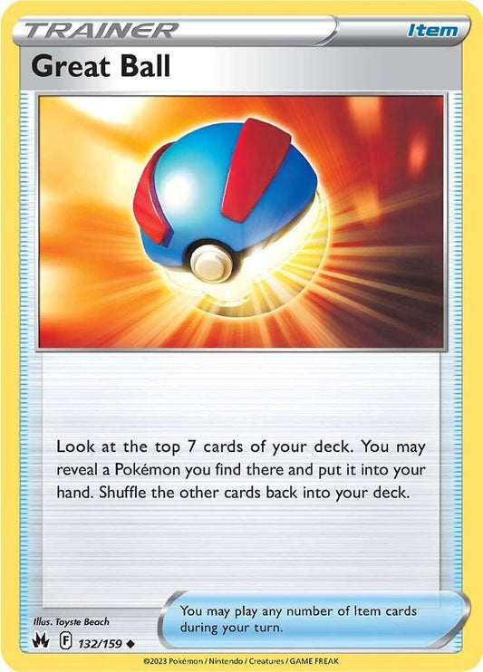 Crown Zenith #132 - Great Ball
