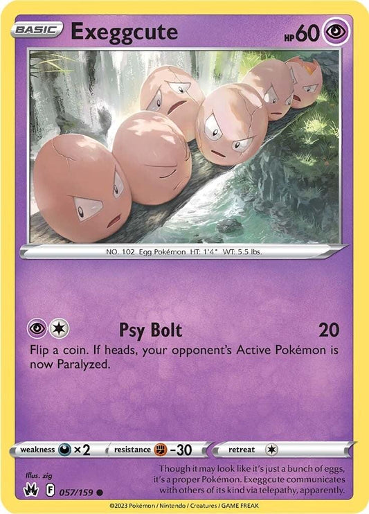 Crown Zenith #57 - Exeggcute