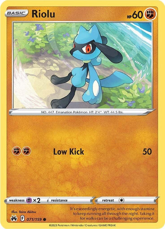 Crown Zenith #71 - Riolu