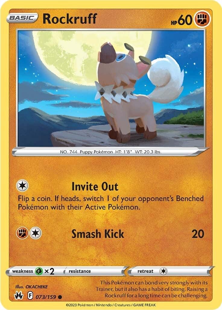 Crown Zenith #73 - Rockruff