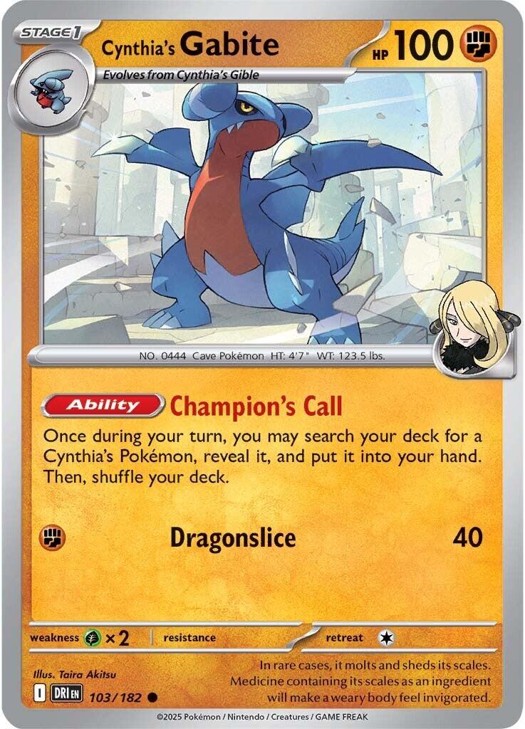 Destined Rivals #103 - Cynthia's Gabite