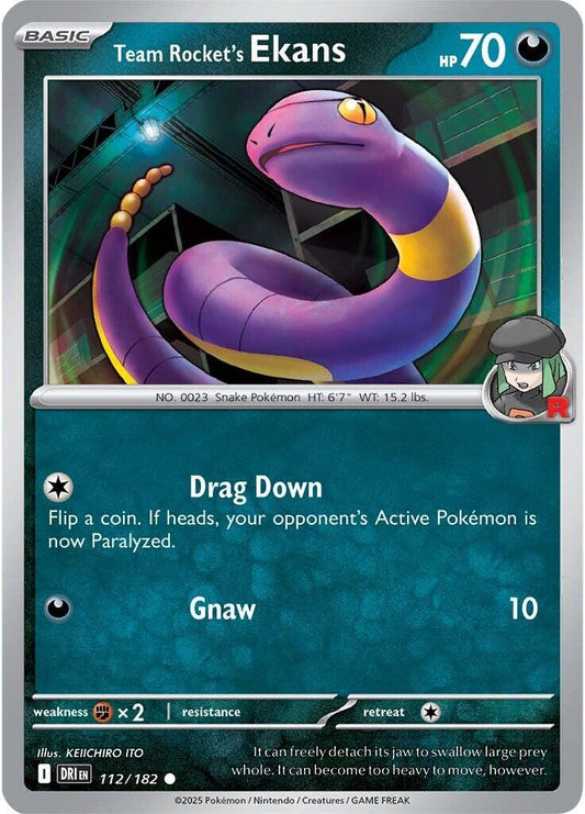 Destined Rivals #112 - Team Rocket's Ekans