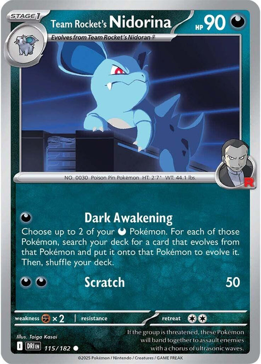 Destined Rivals #115 - Team Rocket's Nidorina