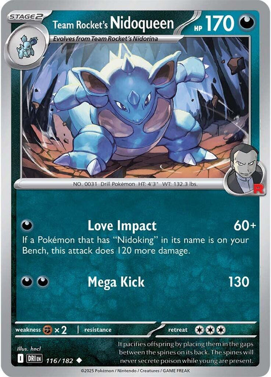 Destined Rivals #116 - Team Rocket's Nidoqueen