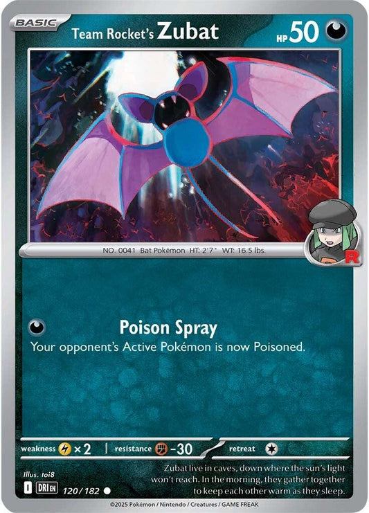 Destined Rivals #120 - Team Rocket's Zubat