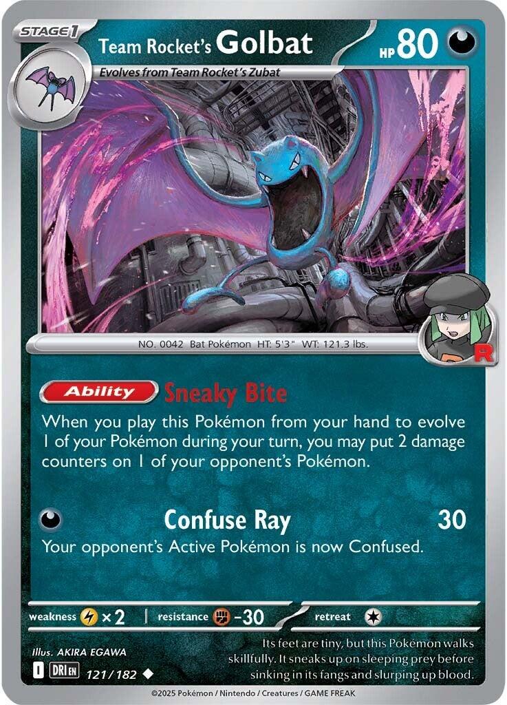 Destined Rivals #121 - Team Rocket's Golbat