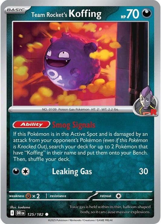 Destined Rivals #125 - Team Rocket's Koffing