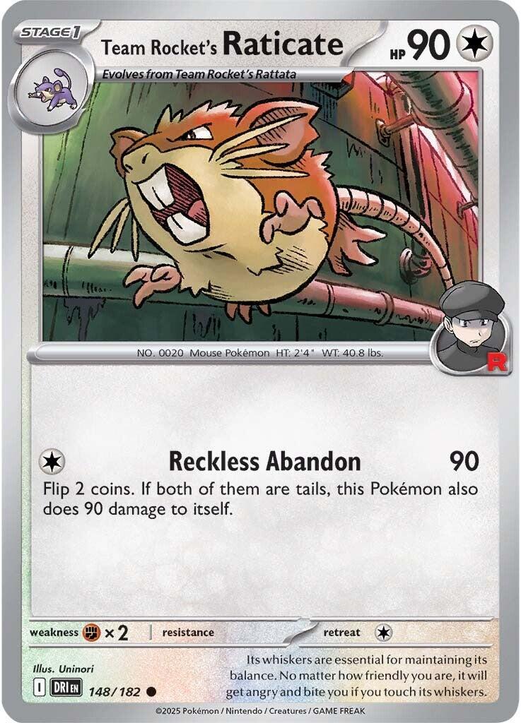 Destined Rivals #148 - Team Rocket's Raticate
