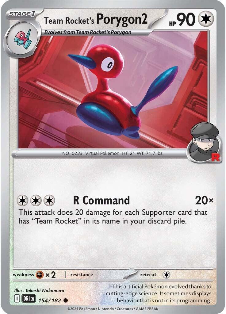Destined Rivals #154 - Team Rocket's Porygon2