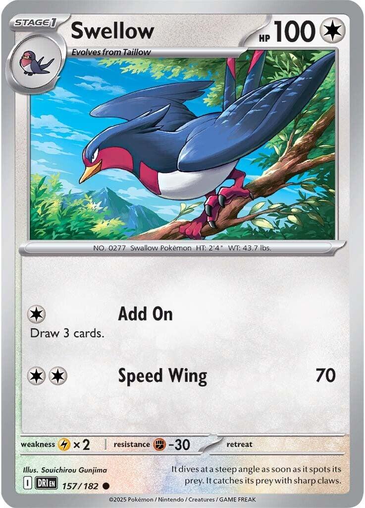Destined Rivals #157 - Swellow