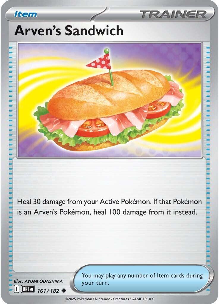 Destined Rivals #161 - Arven's Sandwich (Reverse Holo)