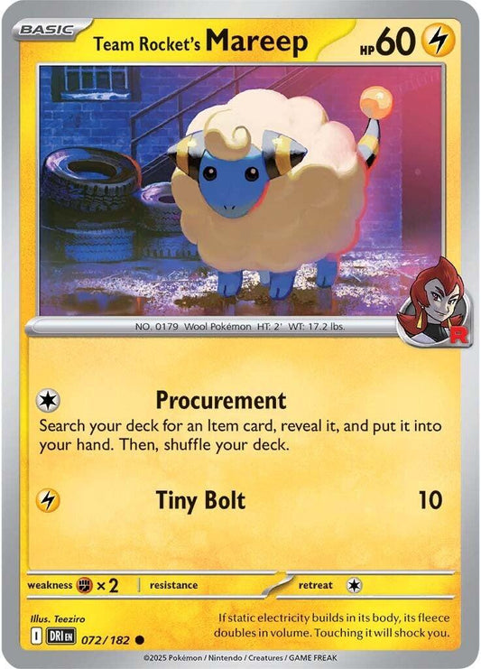 Destined Rivals #72 - Team Rocket's Mareep