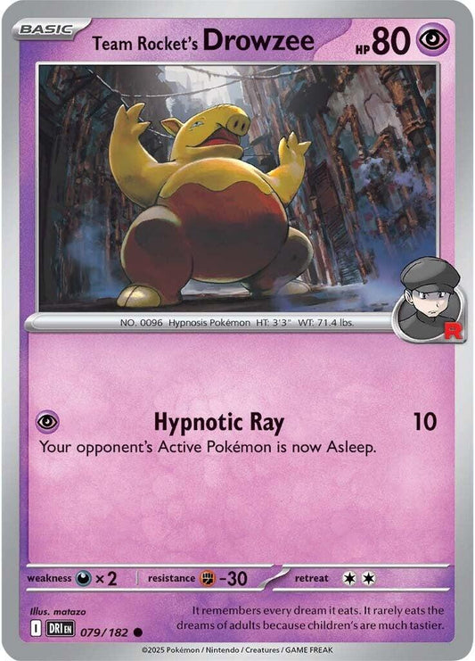 Destined Rivals #79 - Team Rocket's Drowzee