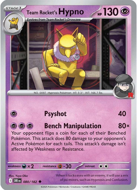 Destined Rivals #80 - Team Rocket's Hypno