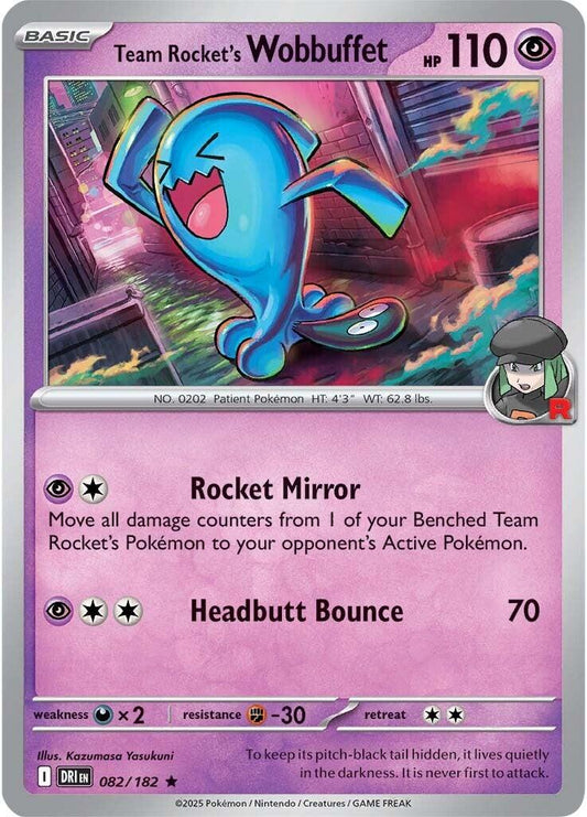 Destined Rivals #82 - Team Rocket's Wobbuffet