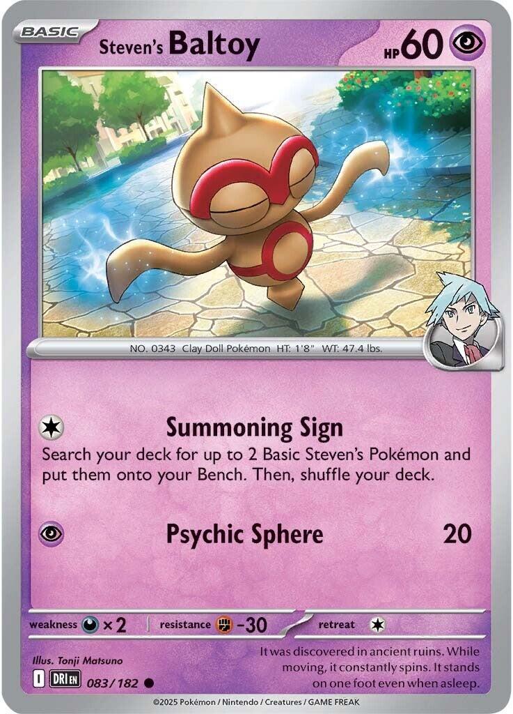 Destined Rivals #83 - Steven's Baltoy