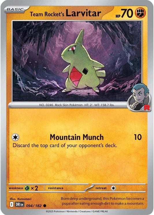 Destined Rivals #94 - Team Rocket's Larvitar