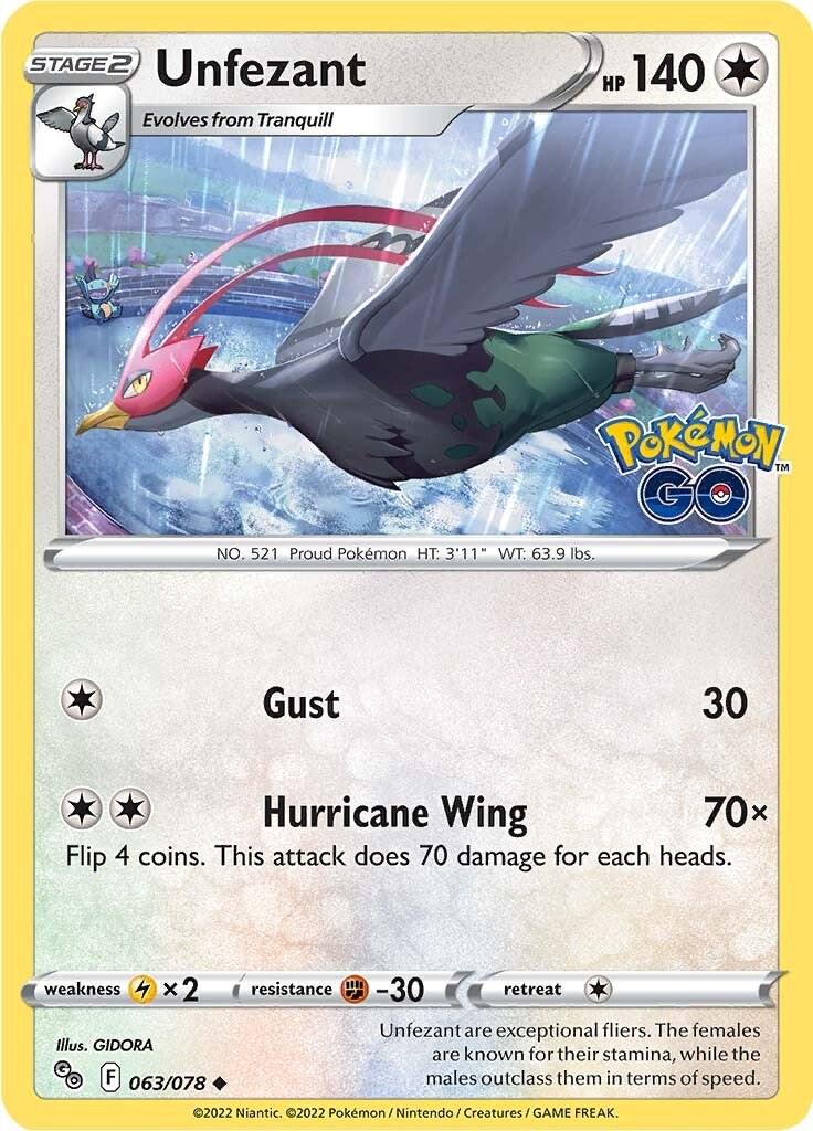 GO #63 - Unfezant