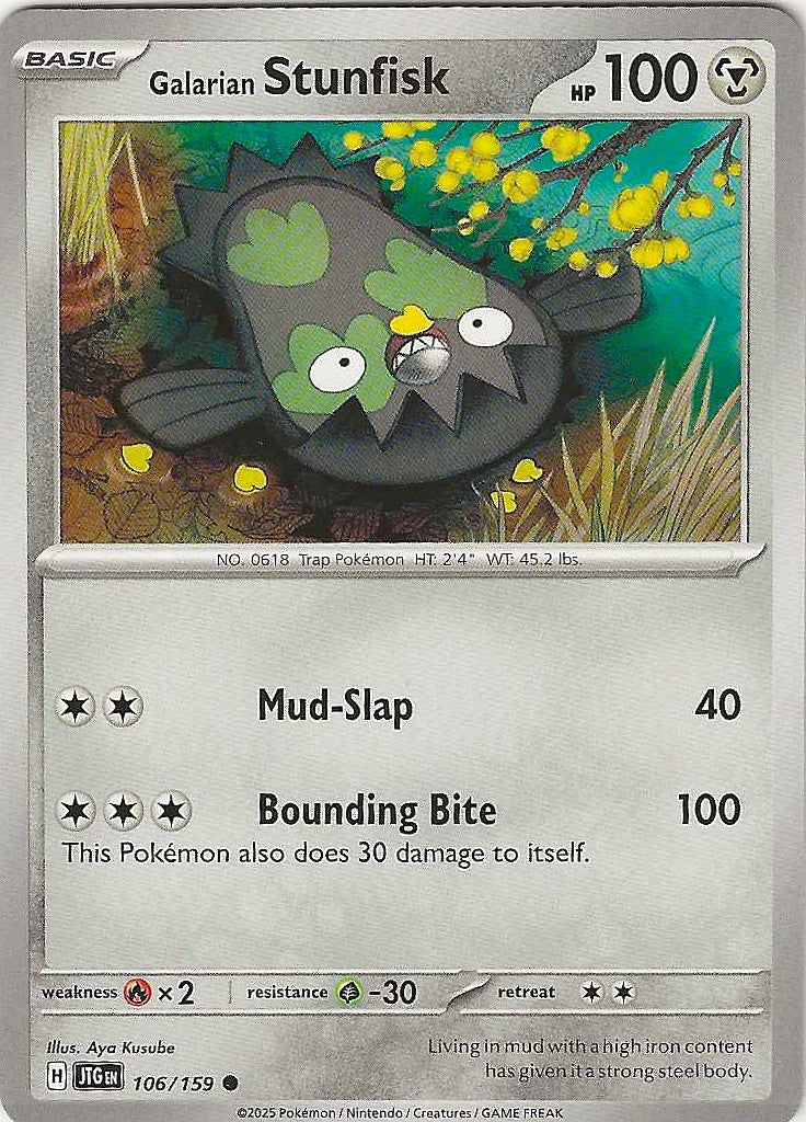 Journey Together #106 - Galarian Stunfisk