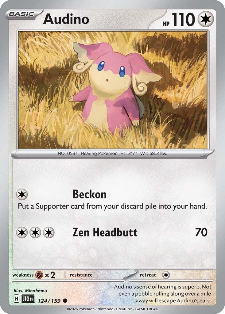 Journey Together #124 - Audino (Reverse Holo)