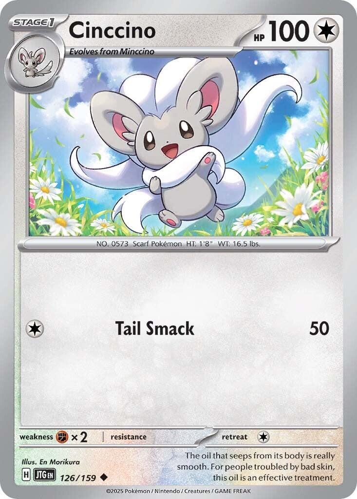 Journey Together #126 - Cinccino (Reverse Holo)