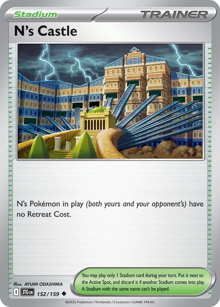 Journey Together #152 - N's Castle (Reverse Holo)