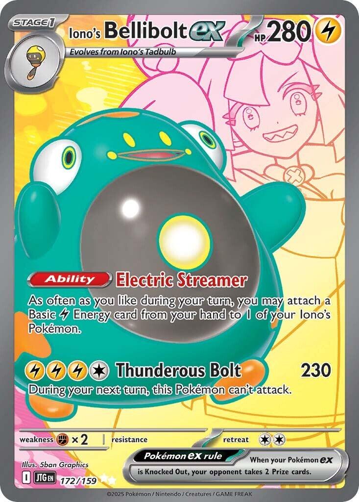 Journey Together #172 - Iono's Bellibolt EX