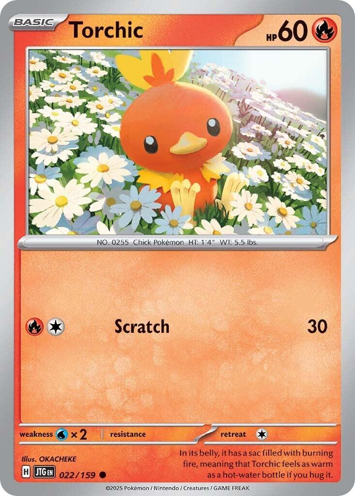 Journey Together #22 - Torchic (Reverse Holo)