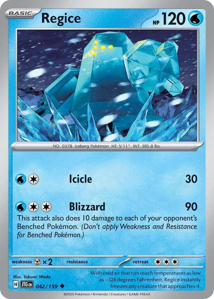 Journey Together #42 - Regice (Reverse Holo)