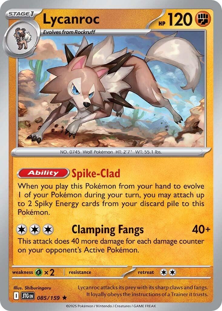 Journey Together #85 - Lycanroc (Reverse Holo)