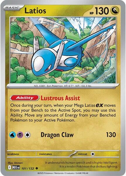 Mega Evolution #101 - Latios (Reverse Holo)