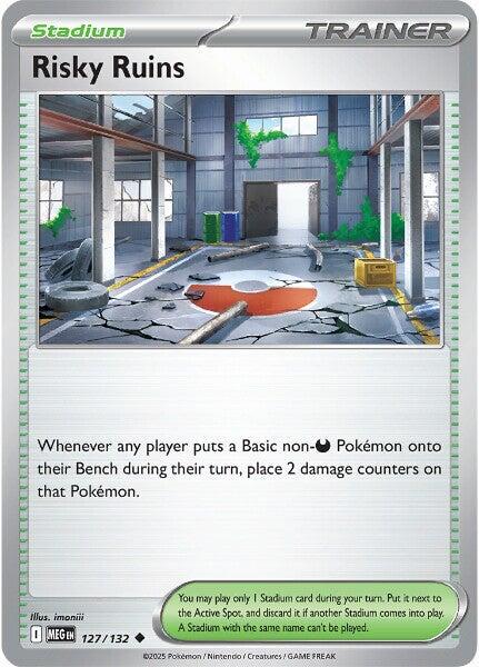 Mega Evolution #127 - Risky Ruins (Reverse Holo)